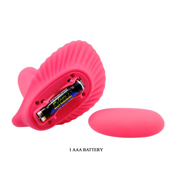 Вибратор Pretty Love Fancy Clamshell, 10 см (розовый)
