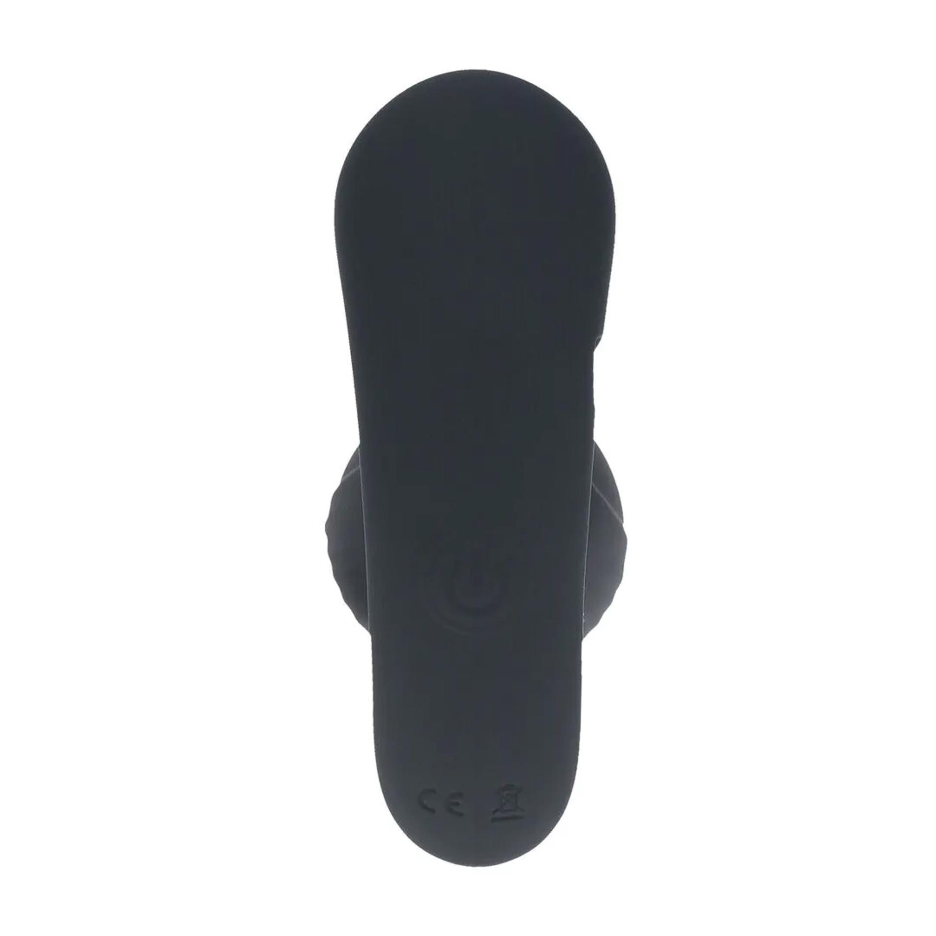 Анальна пробка Levelz Remote Control Vibrating Liquid, 10.6 см (чорний)