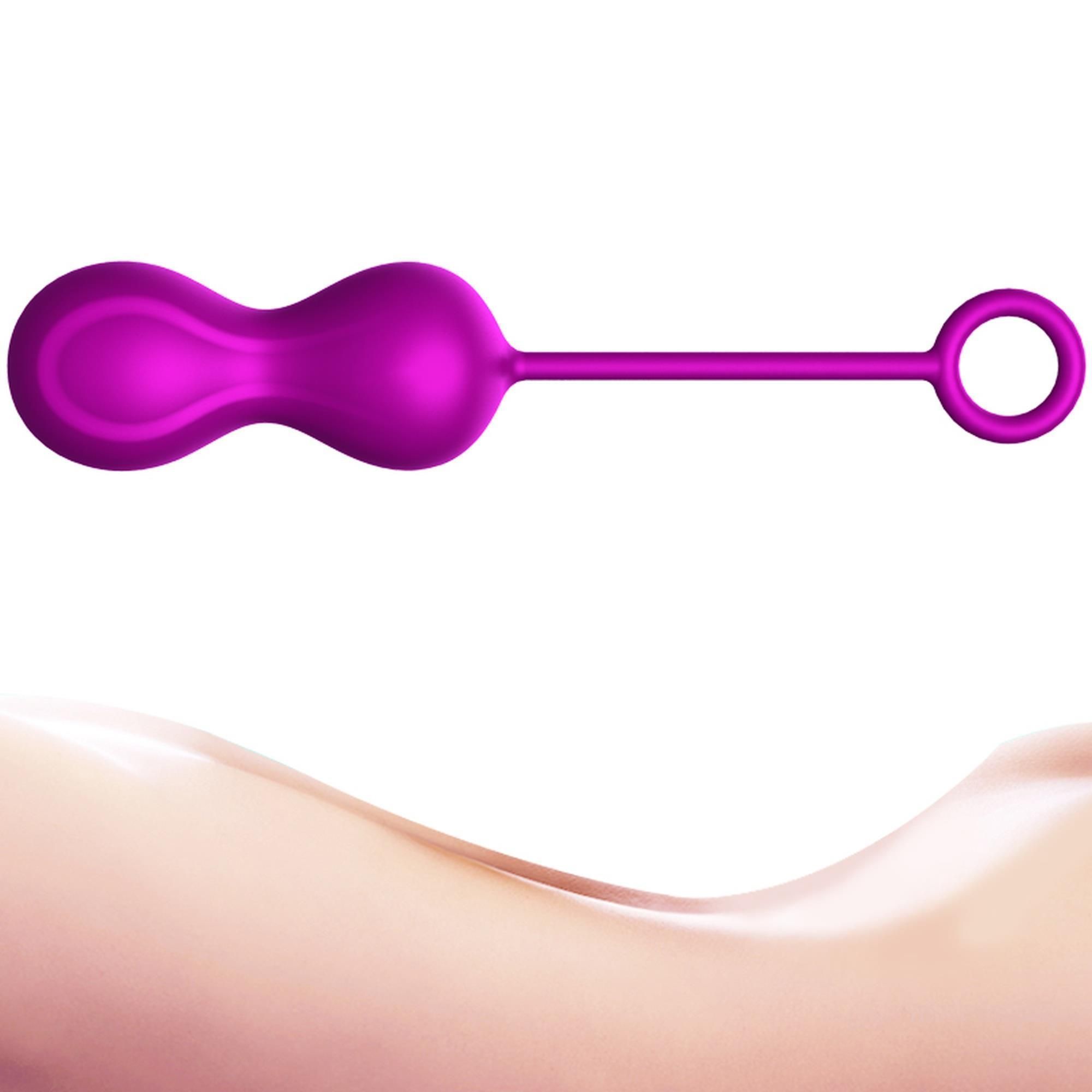 Набор вагинальных шариков Foxshow Kegel Balls Set, 3 шт (фиолетовый)