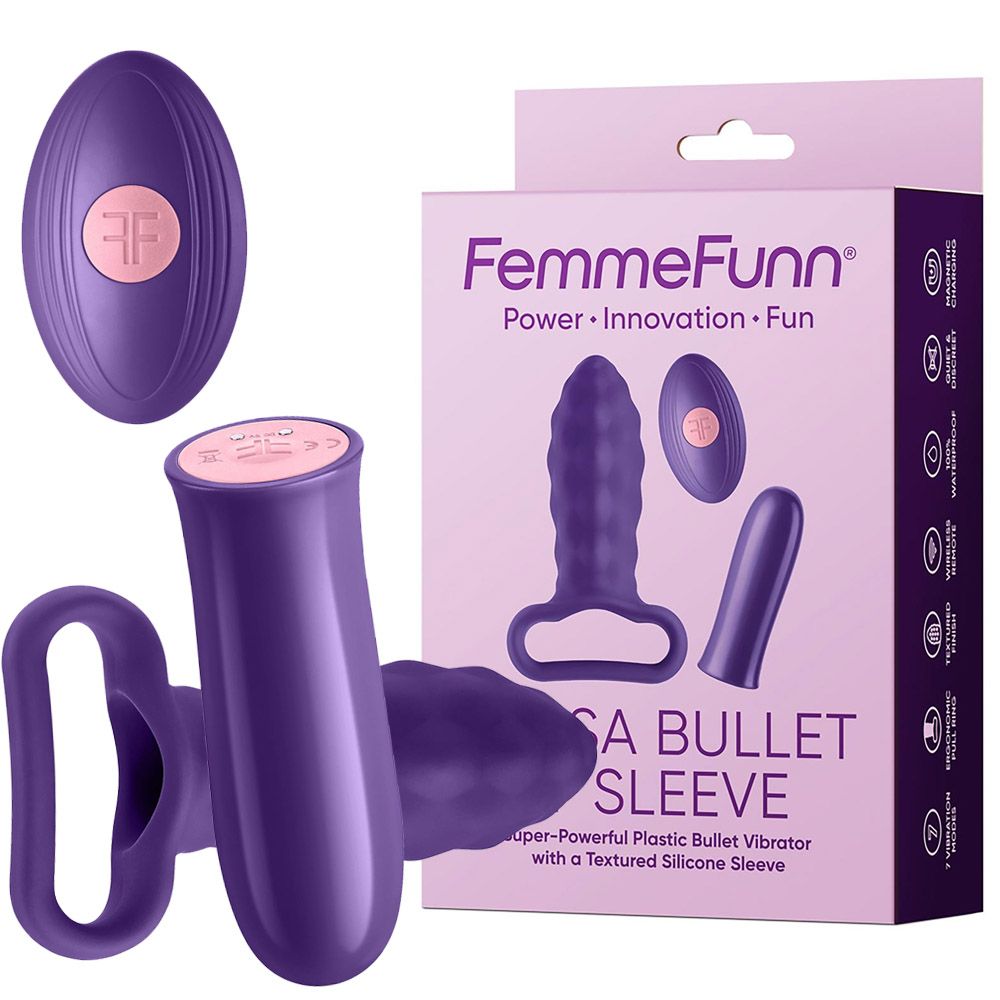 Вибратор Femme Funn Versa Bullet, 11.7 см (фиолетовый)