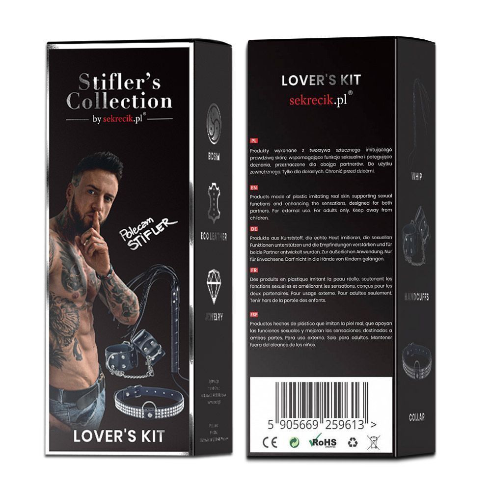 Medica-Group Lover's Kit - Zestaw BDSM, Czarny, 50 cm