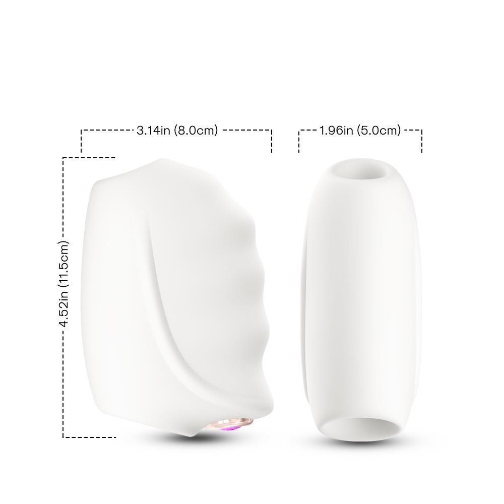 Masturbator z wibracjami B - Series Joy Master (biały)