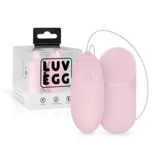 Виброяйцо Luv Egg, 16 см (светло-розовый)