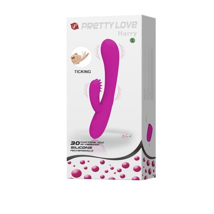 Вибратор-кролик Pretty Love Harry, 19,2 см (фиолетовый)