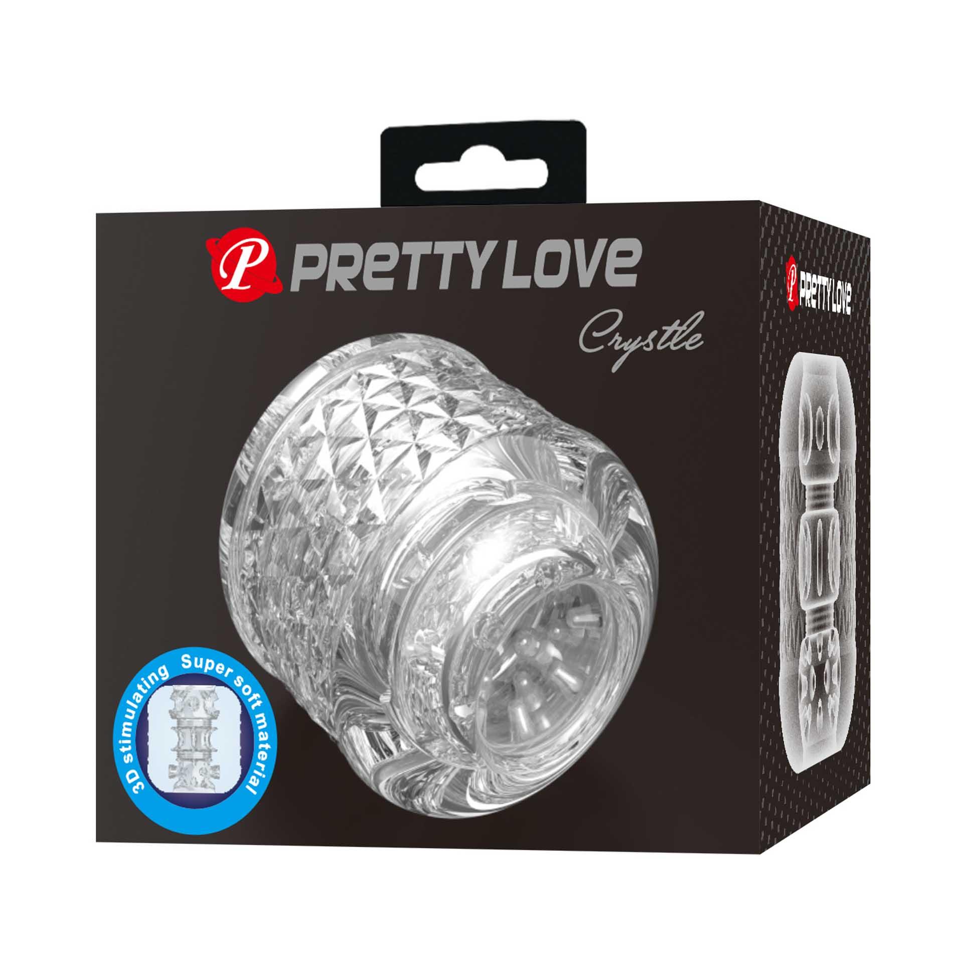Мастурбатор Pretty Love Crystle (прозрачный)