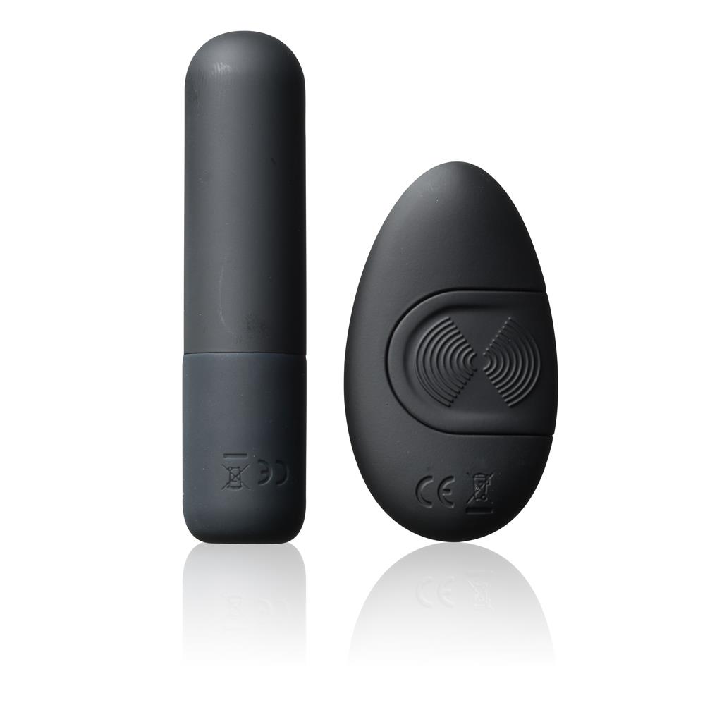 Мини-вибратор Inty Toys Pulse, 12 см (черный)