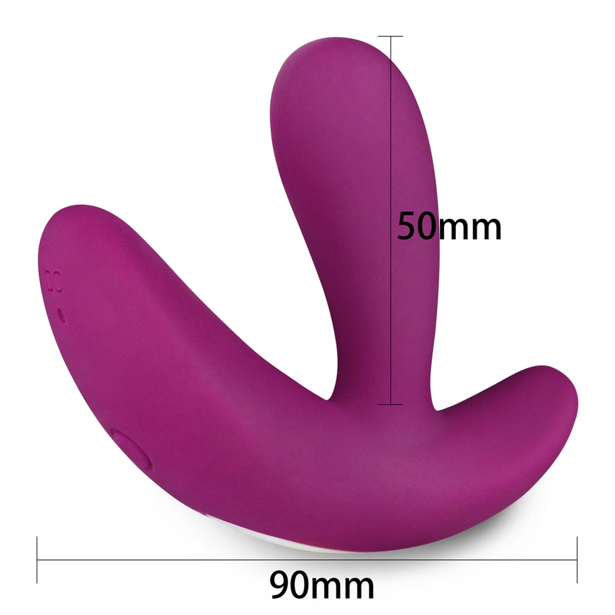 Вибратор O-Sensual Remote Ride, 9 см (фиолетовый)