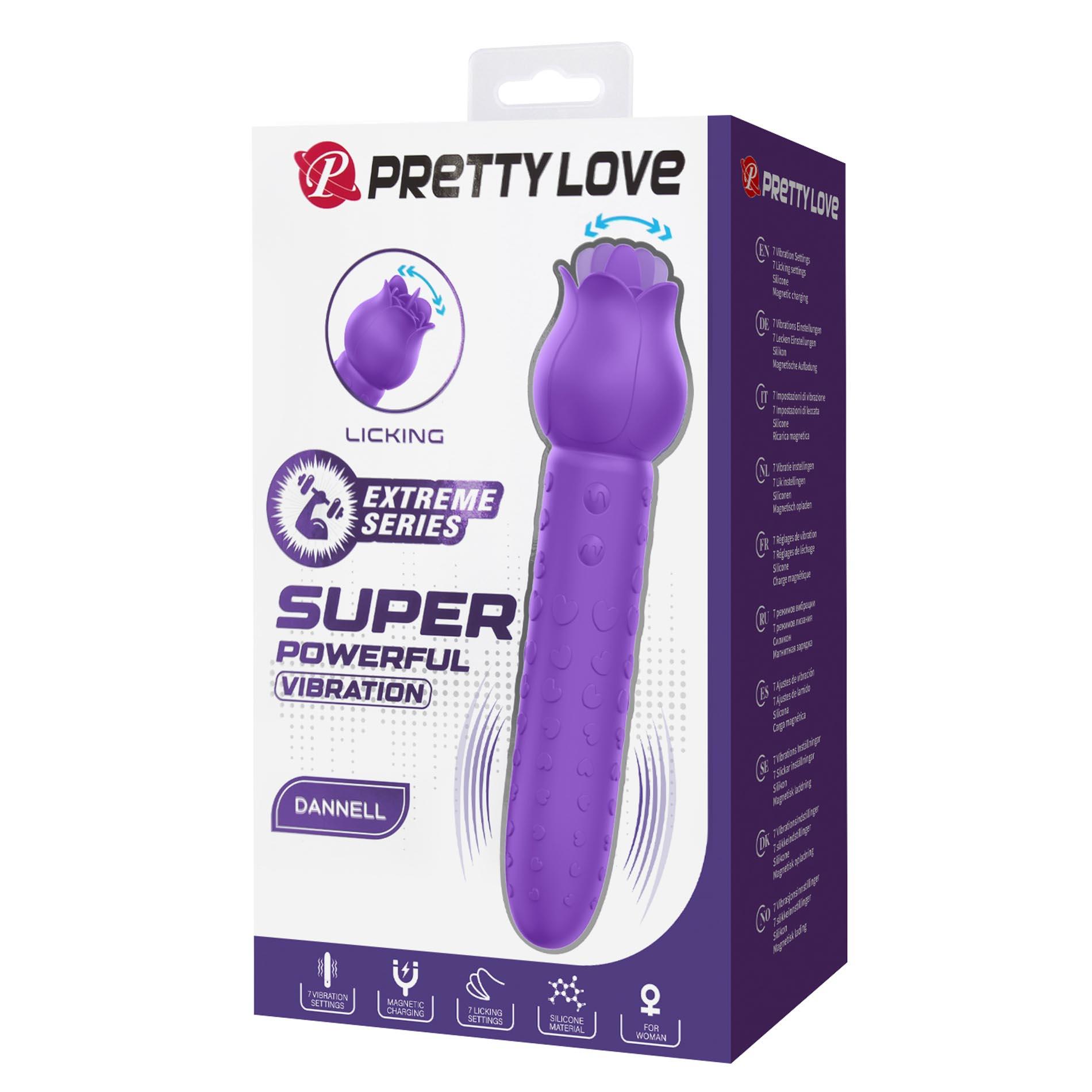 Wibrator Pretty Love Dannell Extreme Series, 16.3 cm (fioletowy)