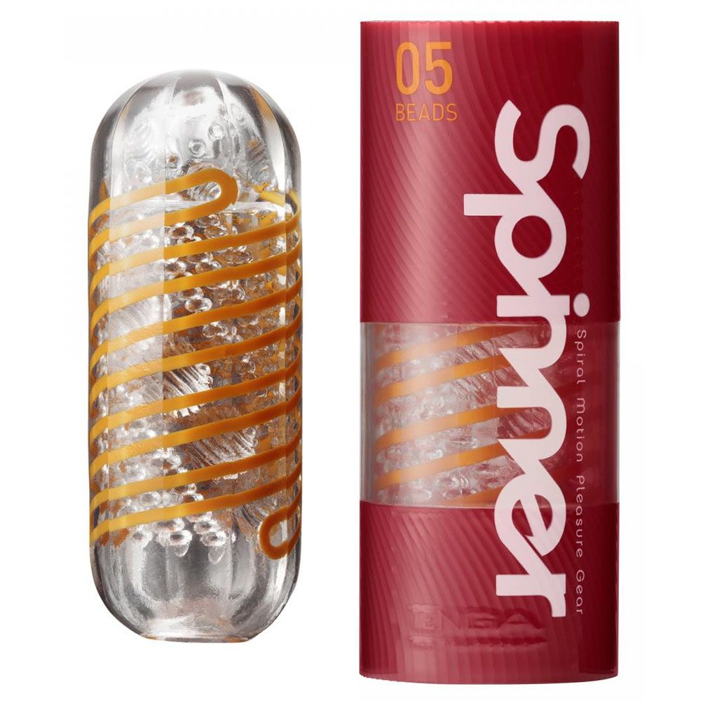 Мастурбатор Tenga Spinner Beads (коричневый)
