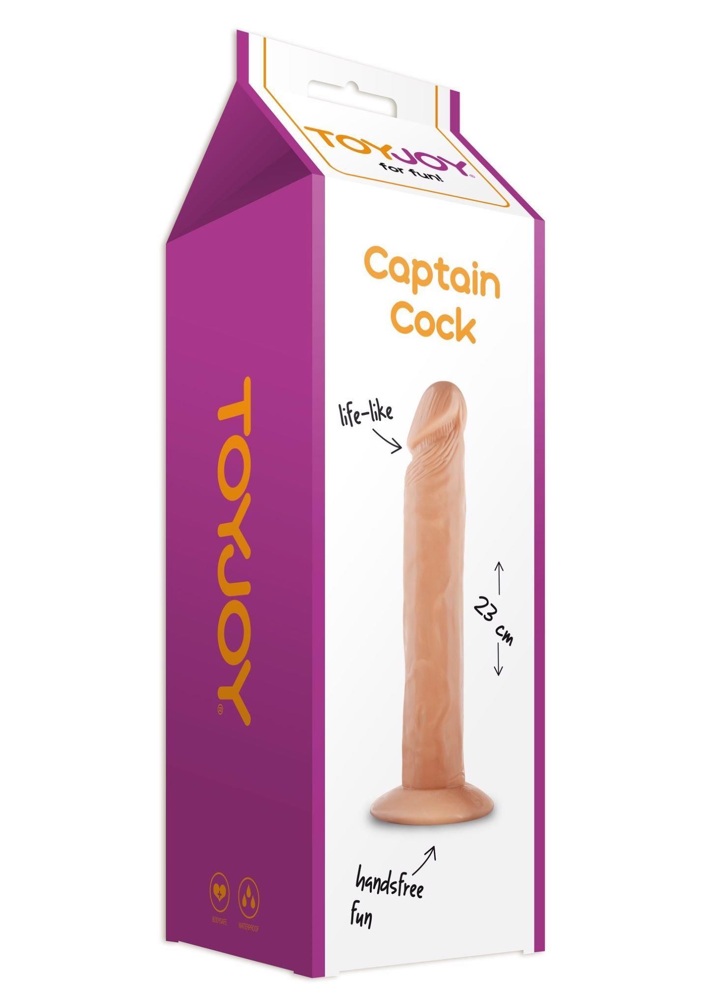 Фаллоимитатор Captain Cock, 23 см (телесный)