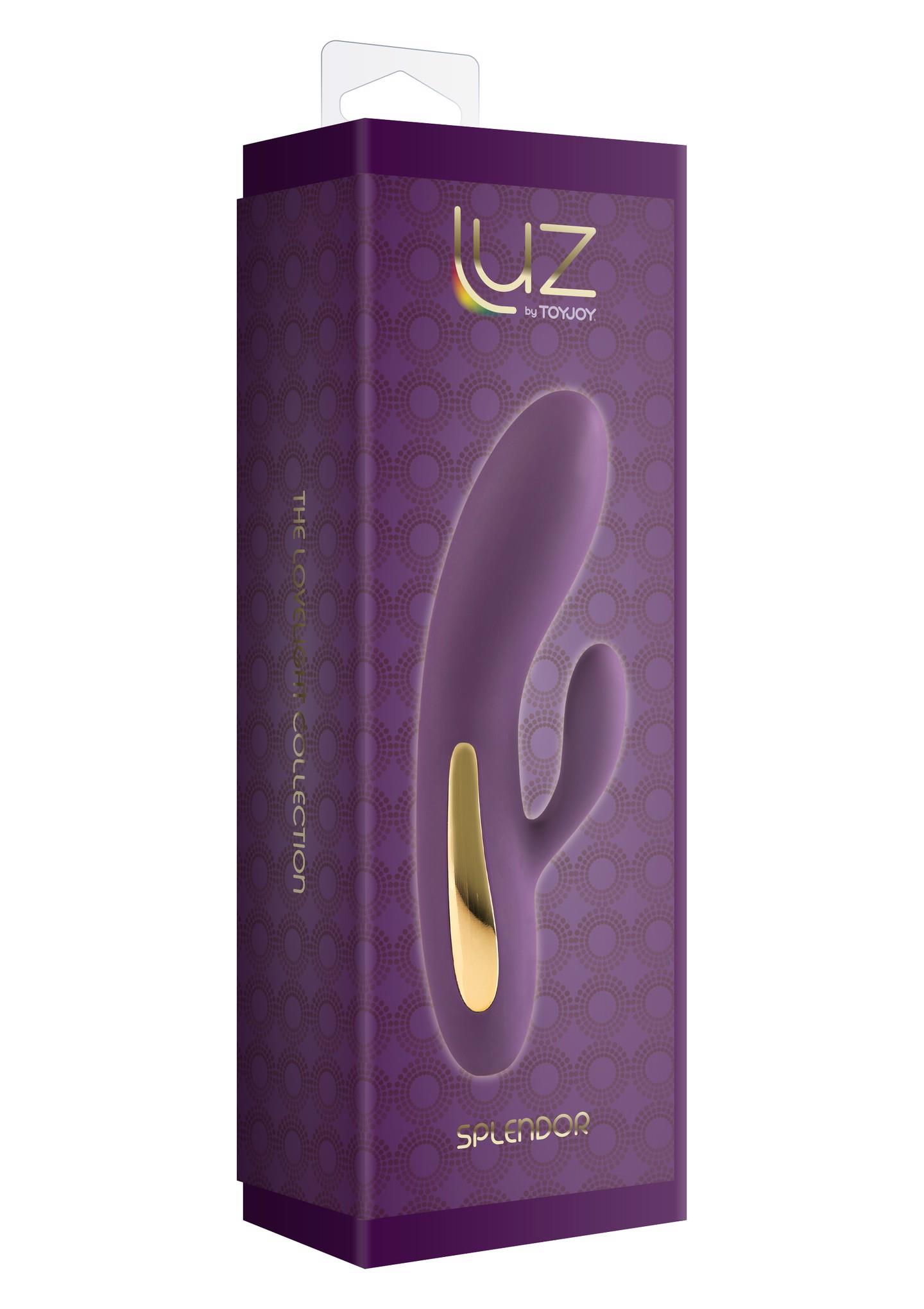 Вибратор-кролик ToyJoy Splendor, 17 см (фиолетовый)