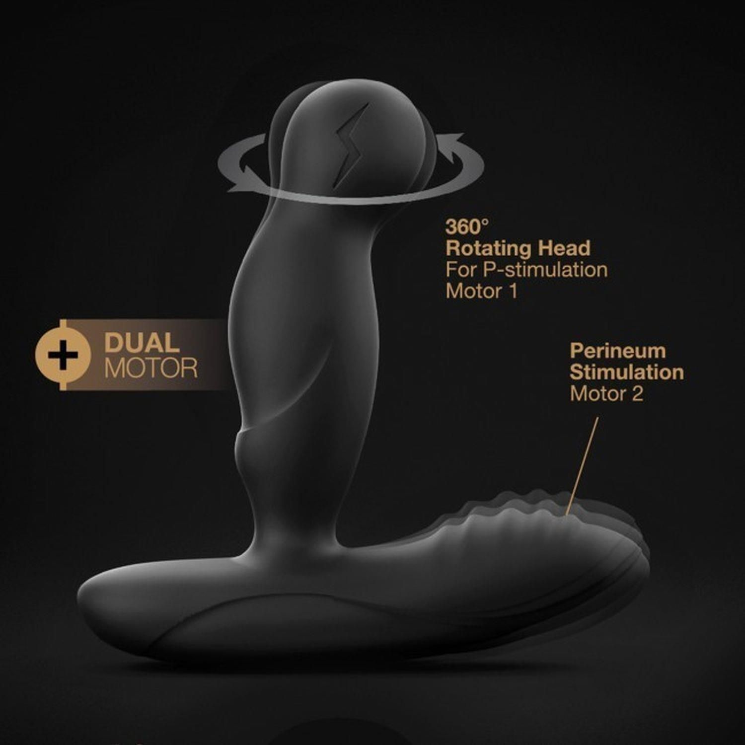 Массажеры простаты Dorcel P-Swing, 12,5 см (черный)