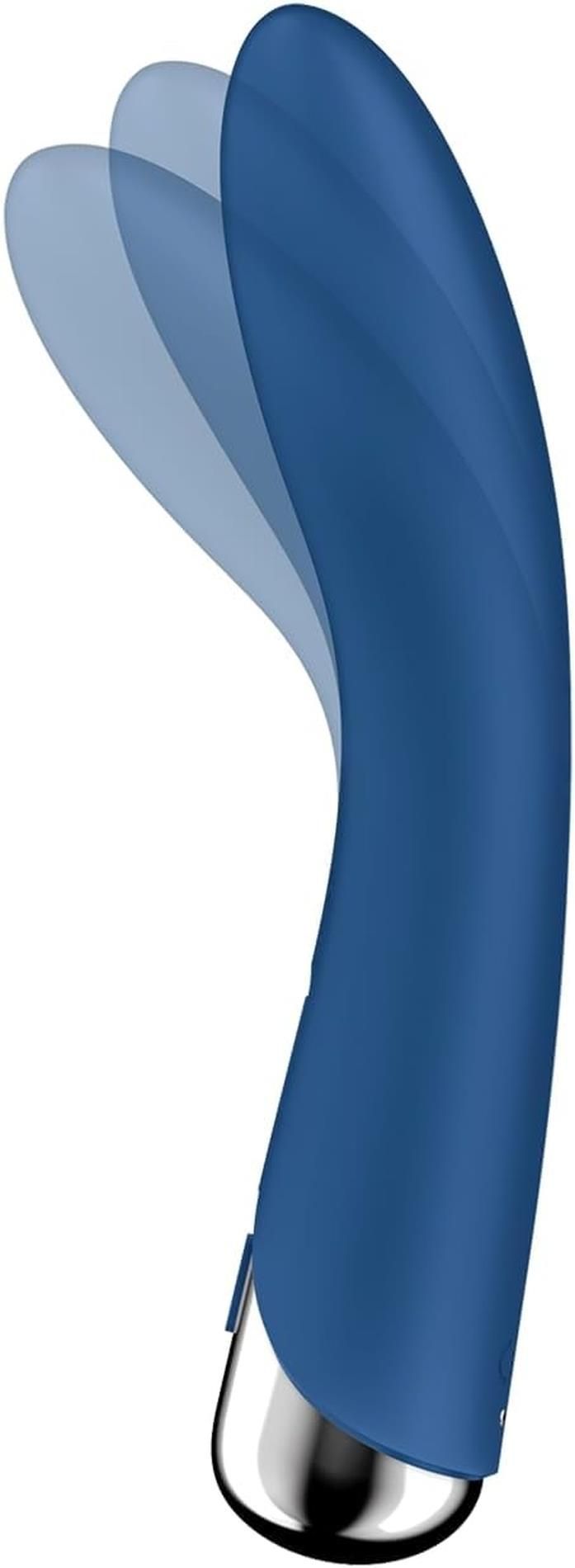 Вібратор Satisfyer Spinning Vibe 1, 17,5 см (синій)