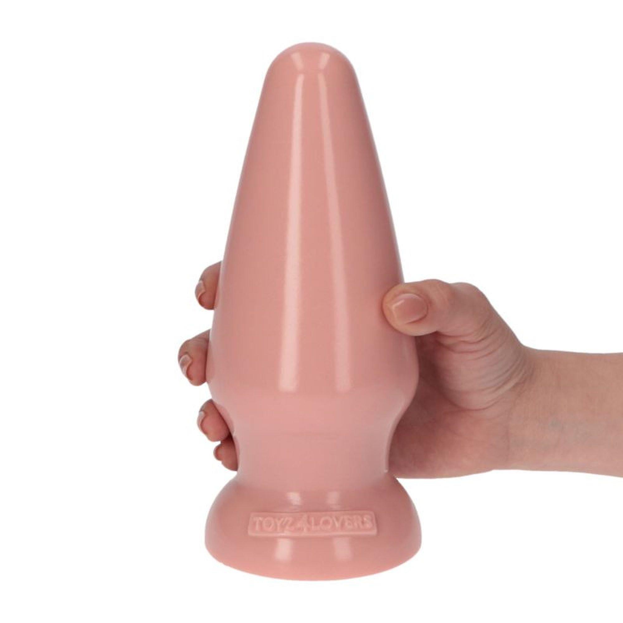 Korek analny Toyz4lovers Plug-Italian Cock 6,5", 16.5 cm (w kolorze cielistym)