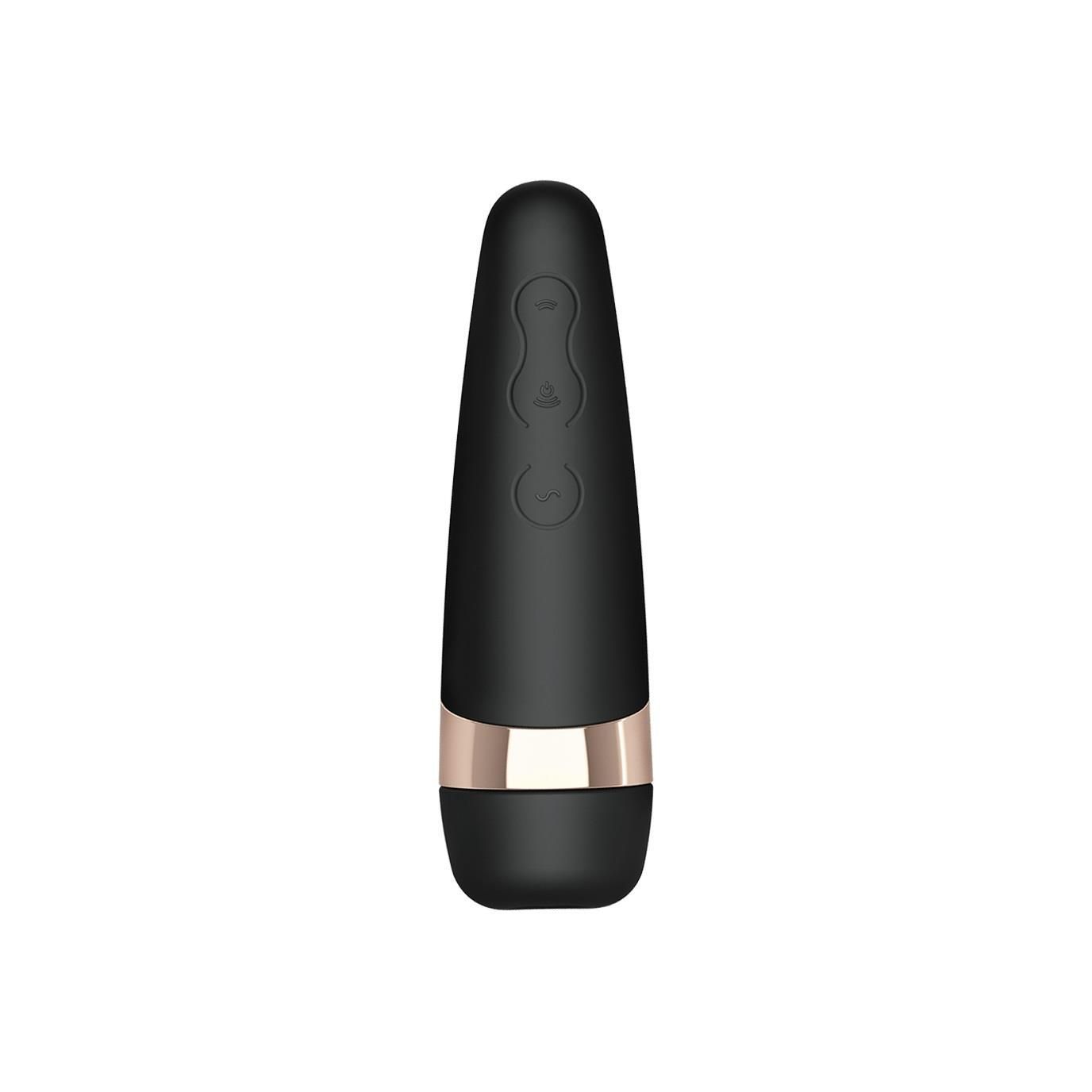 Вакуумный стимулятор клитора с вибрацией Satisfyer Pro 3 + (черный)