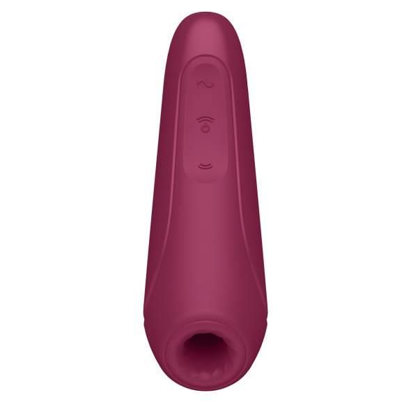 Вакуумный стимулятор клитора Satisfyer Curvy 1+ (красный)