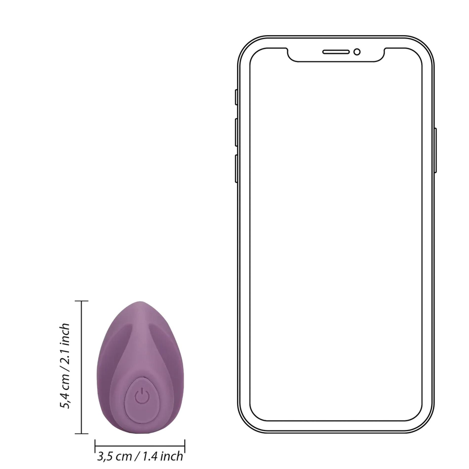 Мини-вибратор Loveline Finger, 5.4 см (фиолетовый)