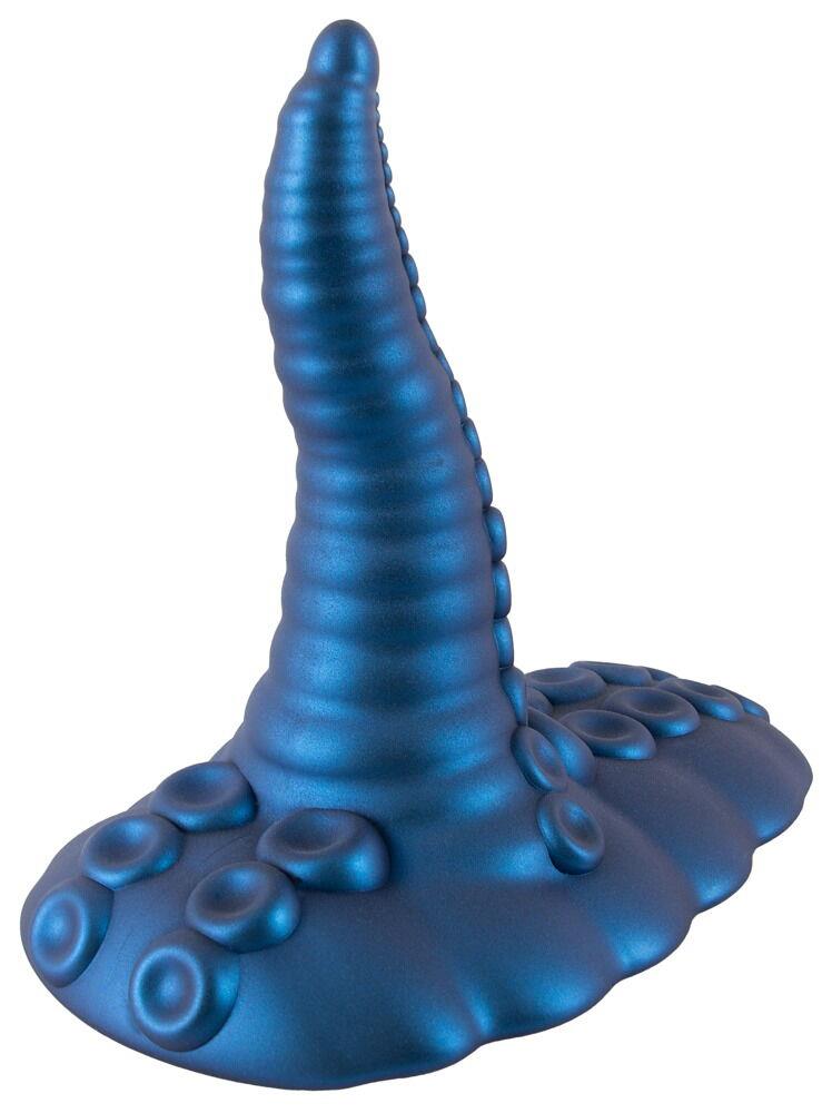Вибратор Beasty Cocks Tentacl, 14.8 см (синий)