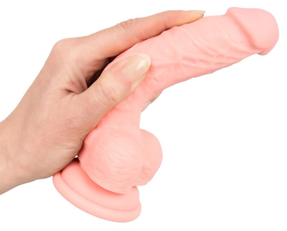 Dildo Medical Silicone Dildo, 18 cm (kolor cielisty)