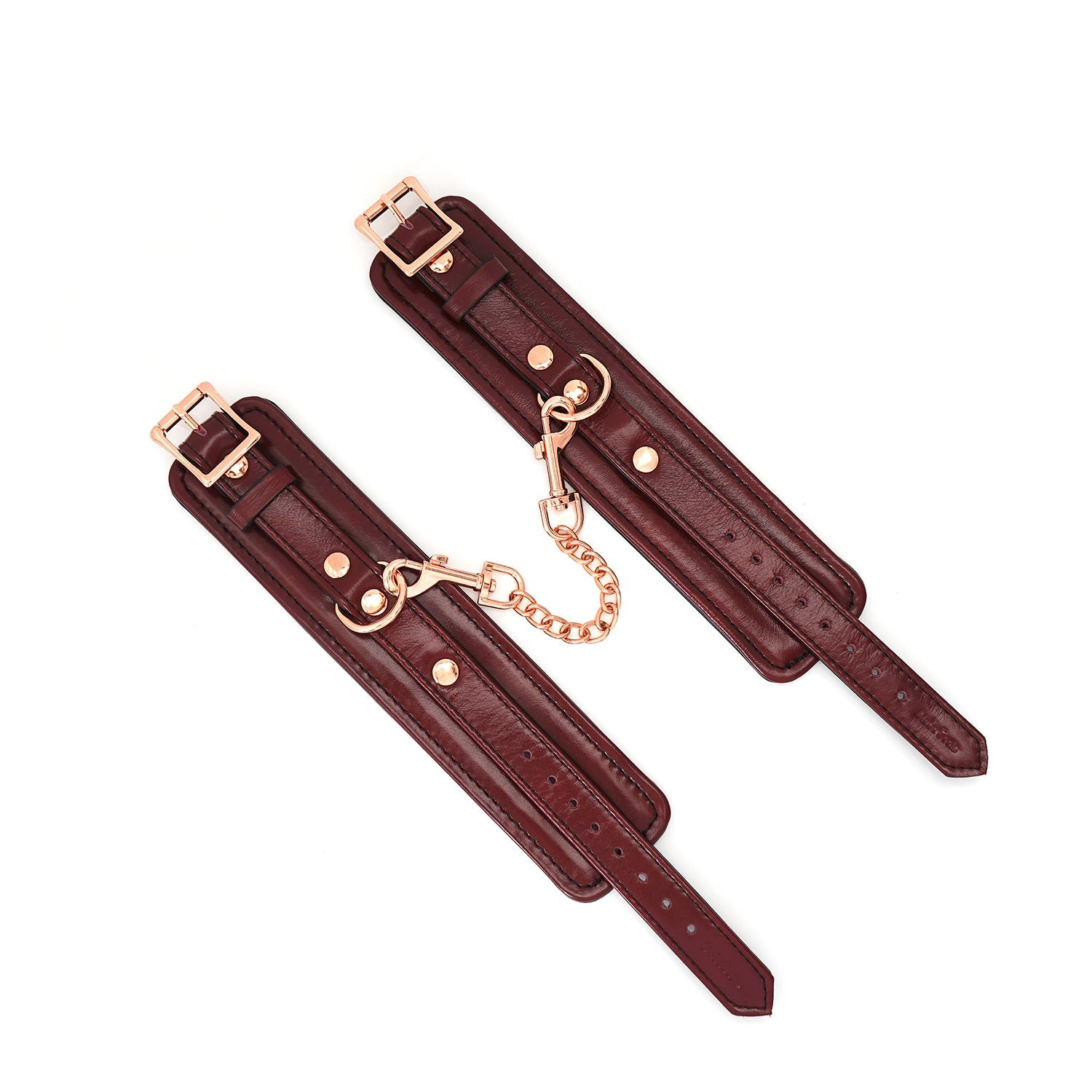 Наручники Liebe Seele Wine Red Handcuffs, 27 см (бордовый)