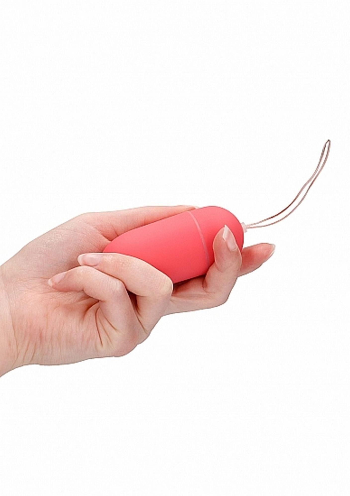 Wibrujące jajeczko ShotsToys Remote Vibrating Egg, 8 cm (różowy)