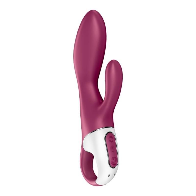Вібратор-кролик Satisfyer Heated Affair, 20 см (бордовий)