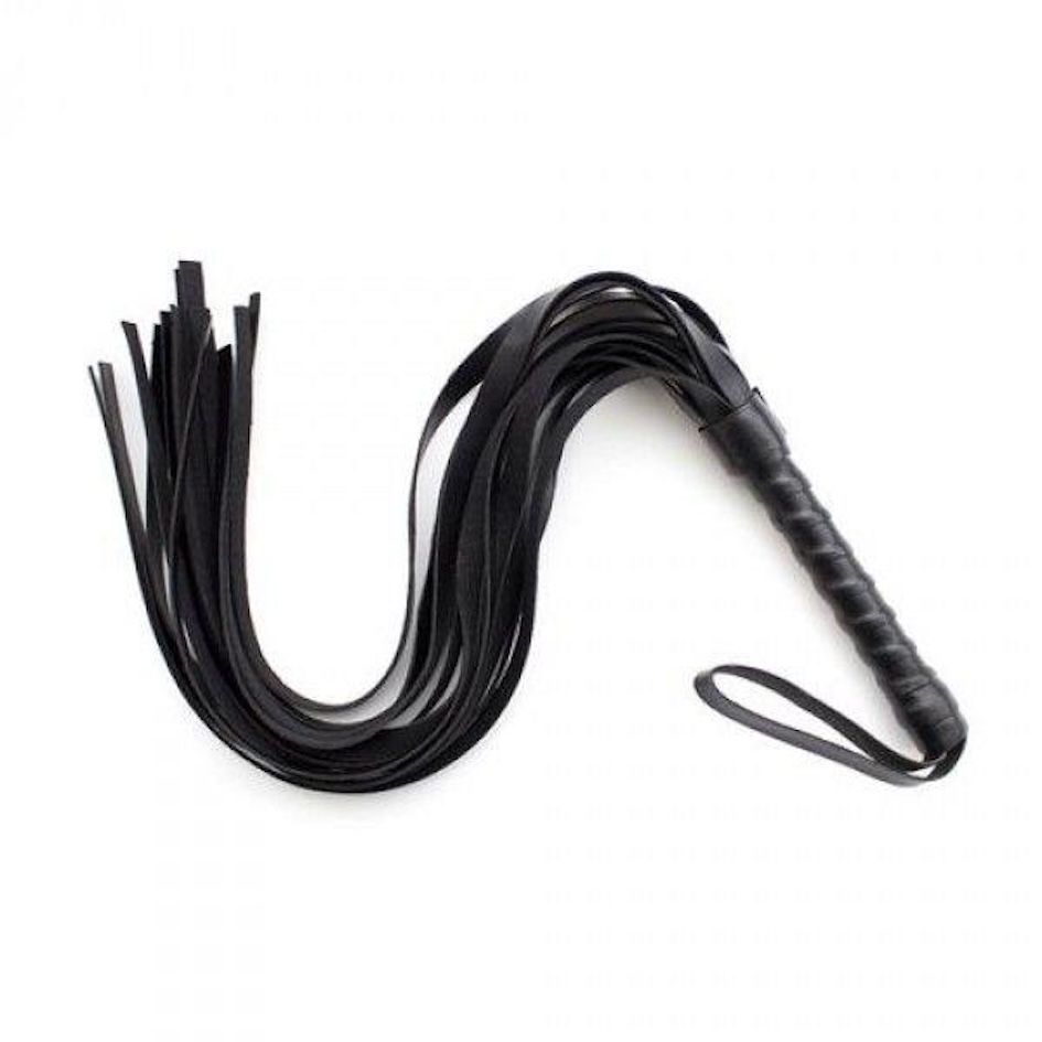 Флогер Toyz4lovers Frusta a frange Squash Whip, 45 см (черный)