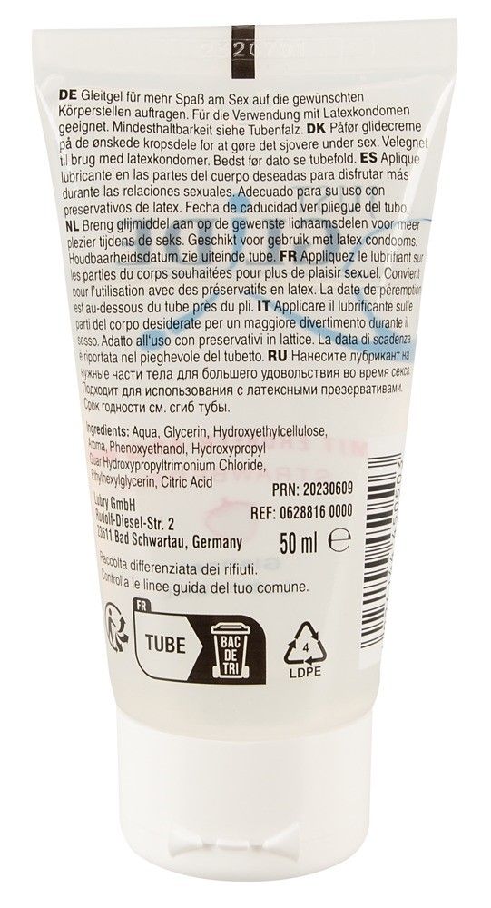 Lubrykant na bazie wody Just Glide Strawberry, 50 ml