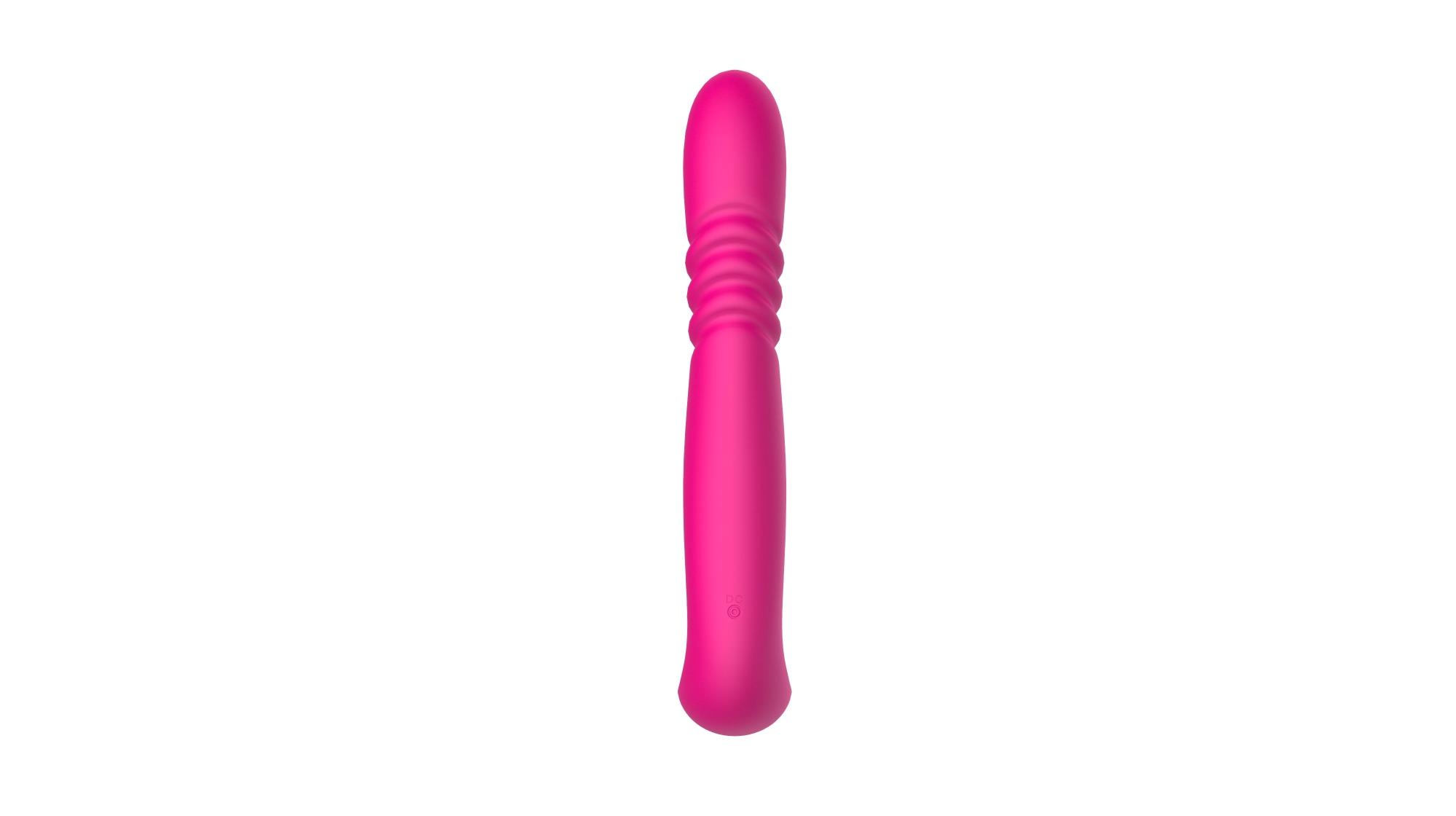 Boys of Toys Deluxe Twirling Vibrating Thruster - Wibrator B -, Różowy, 23 cm
