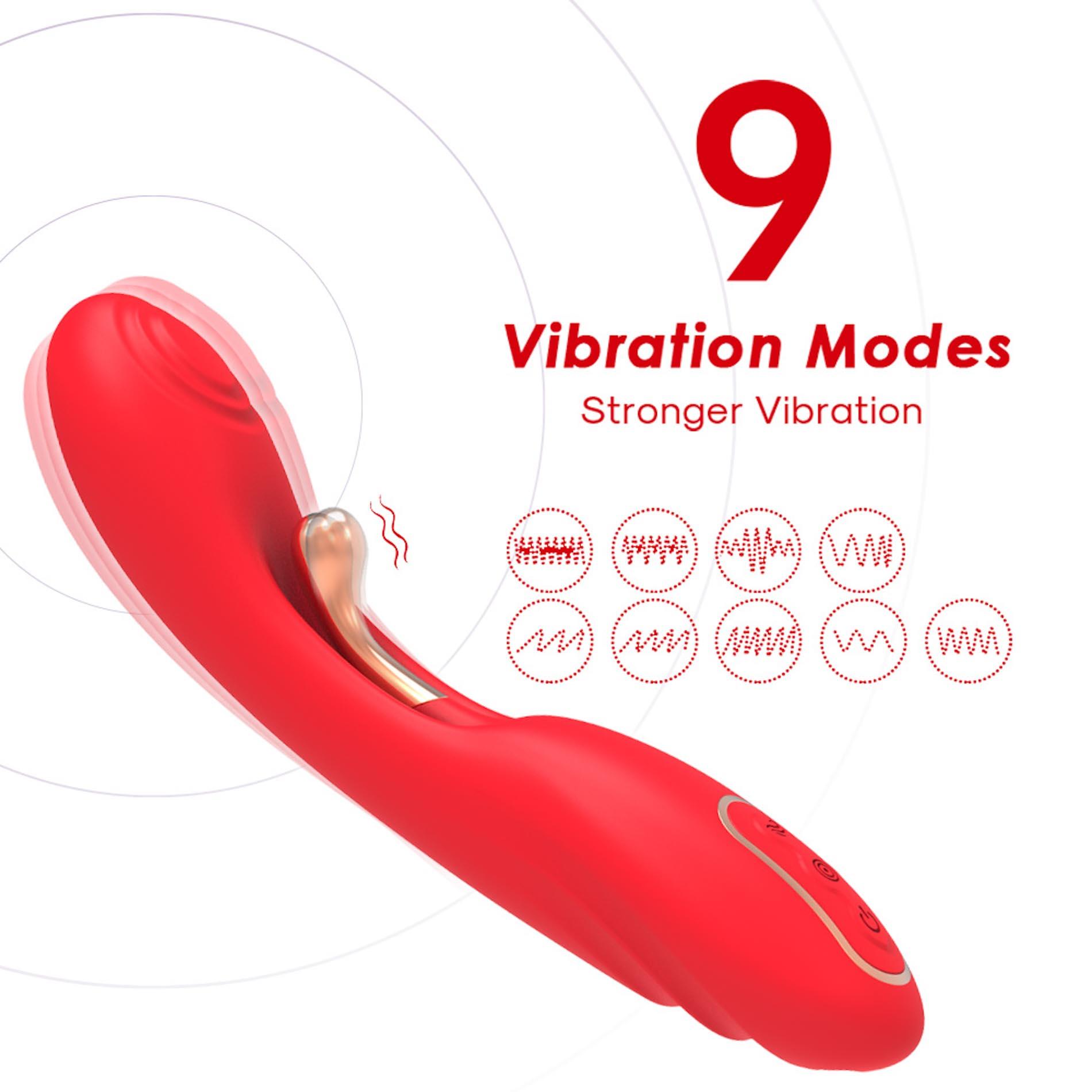 Вибратор B - Series Joy Fishhook Red Dual, 23.4 см (красный)