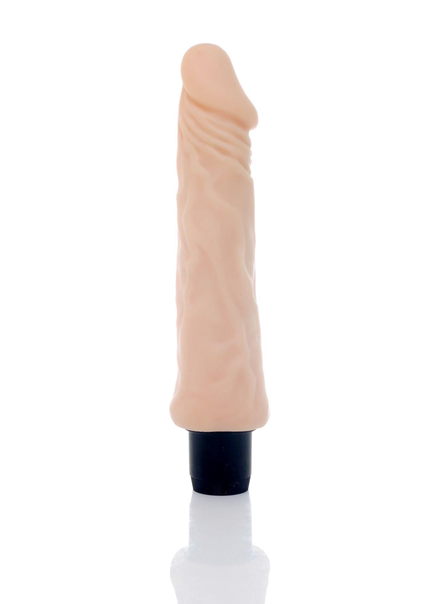 Realistyczny wibrator Boss Flurry, 20,3 cm (w kolorze cielistym)