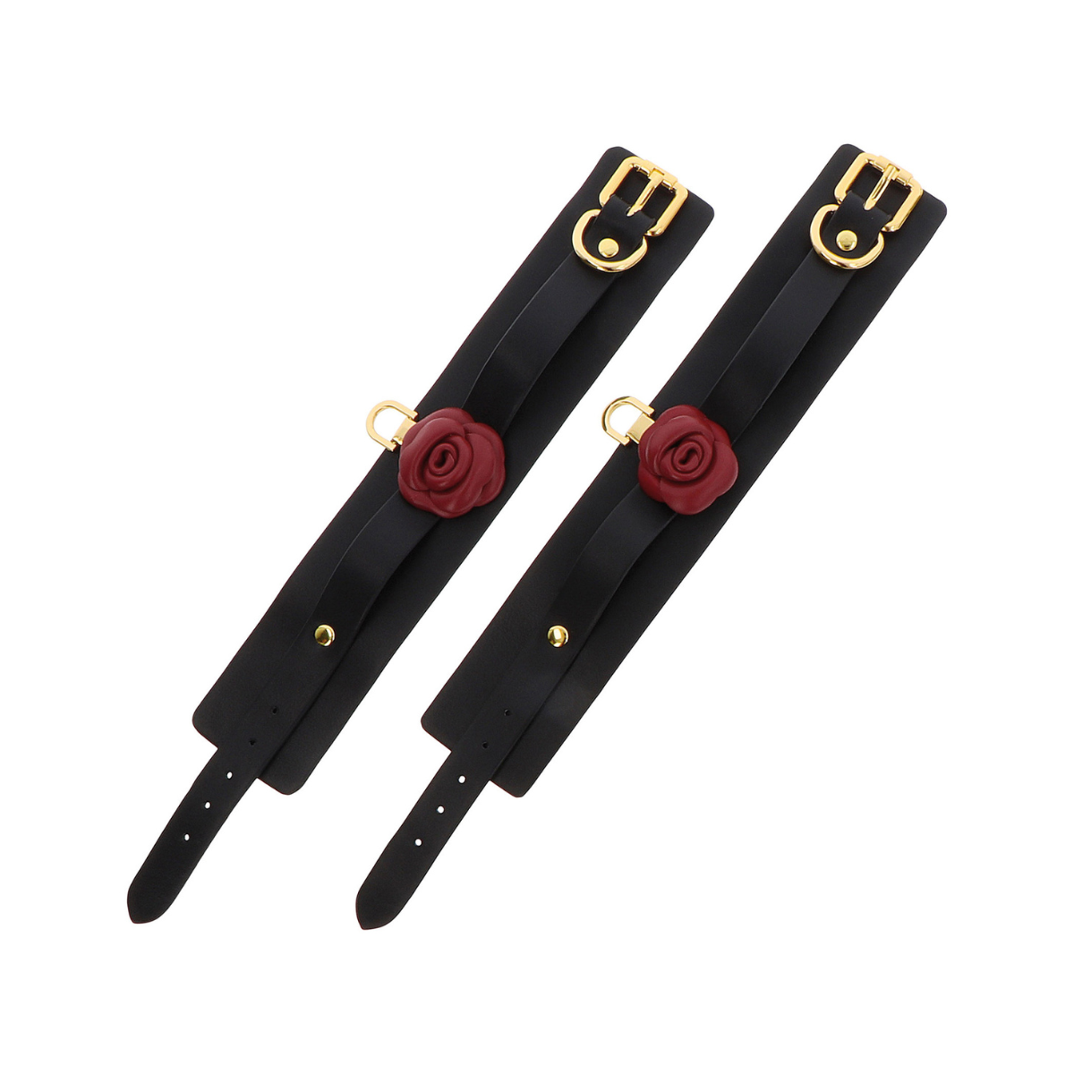 Наручники Taboom Wild Roses Wrist Cuffs (черный)