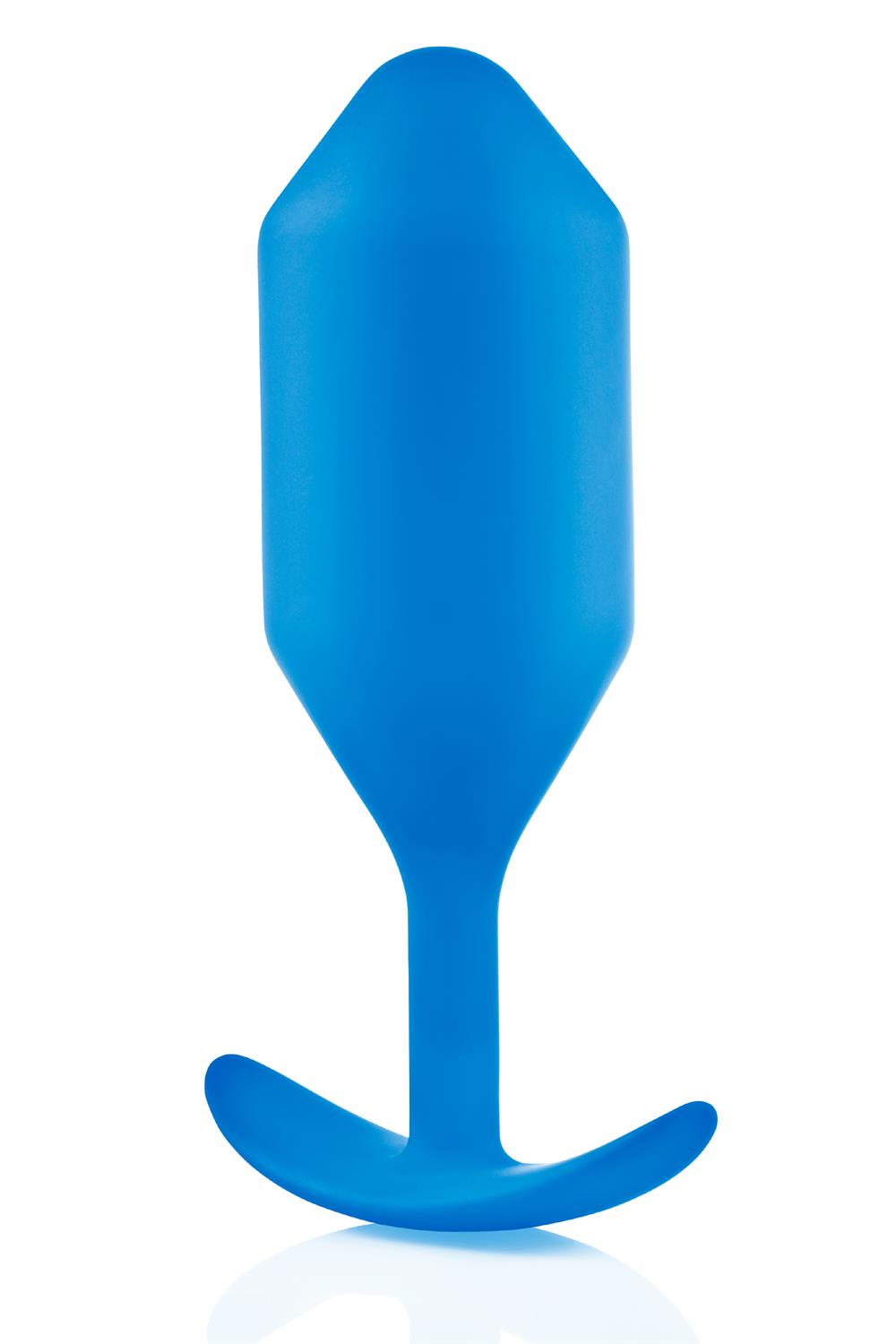 Korek analny B-Vibe Snug Plug 5, 16 cm (niebieski)