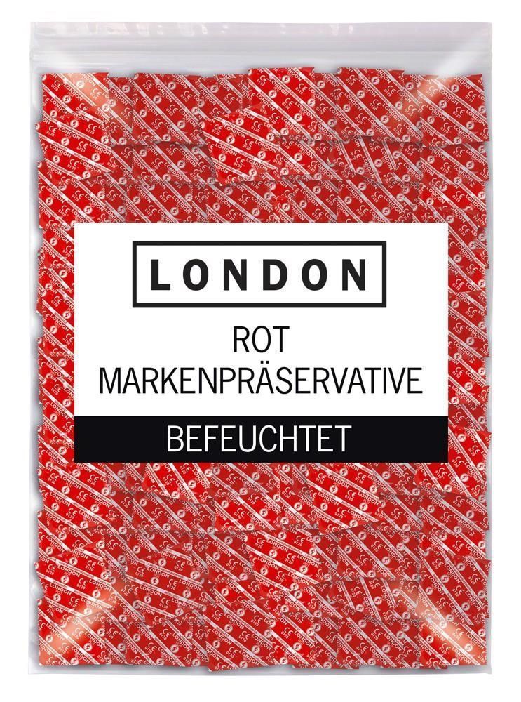 Презервативи London Red Condoms, 1000 шт (полуниця)