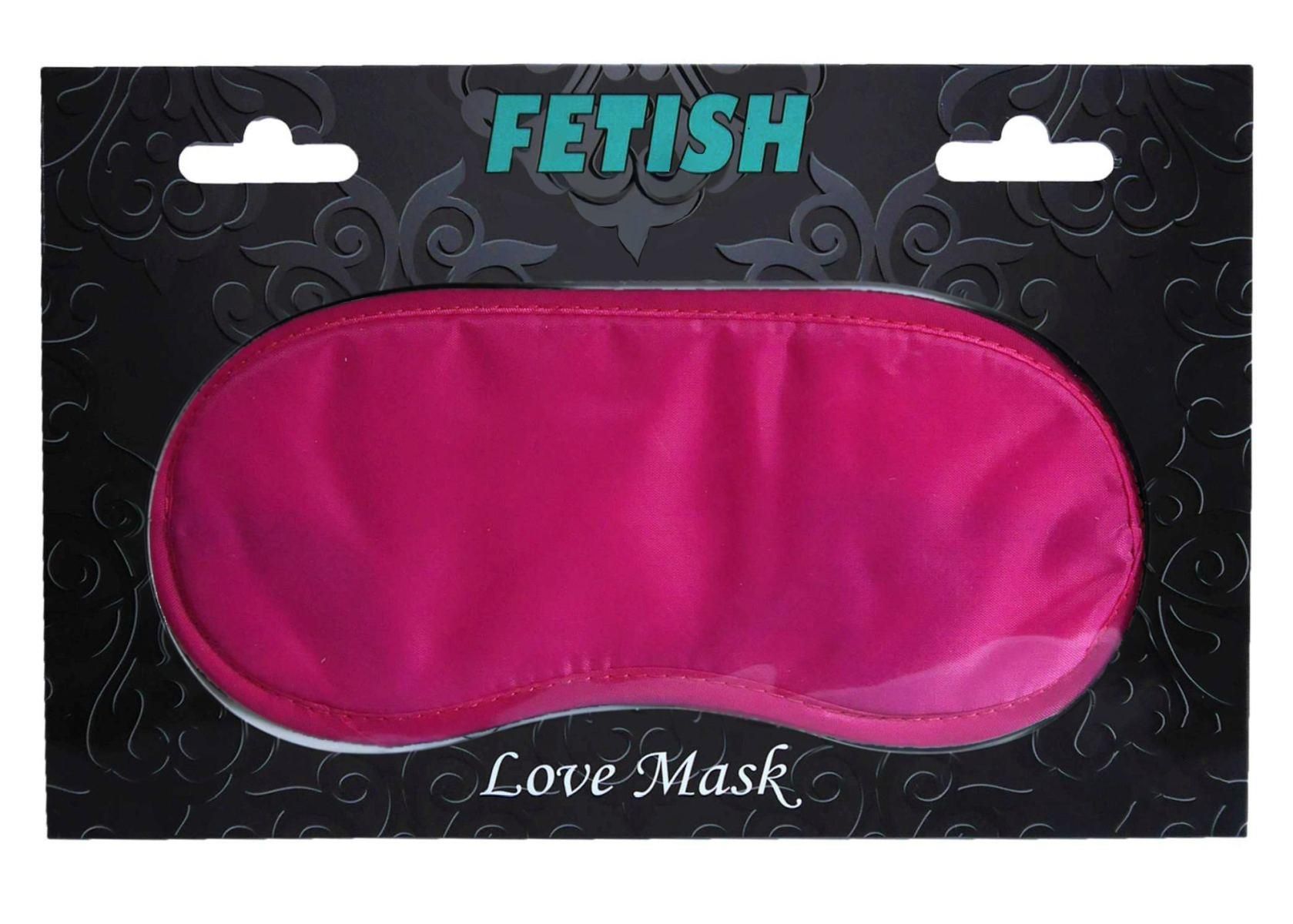 Маска для глаз Boss Series Fetish (розовая)