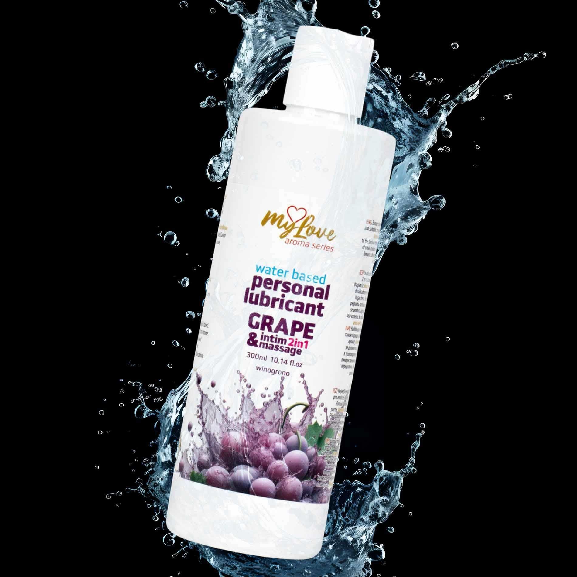 Лубрикант MyLove Aroma Series Intim&Massage 2in1 Grape, 300 мл