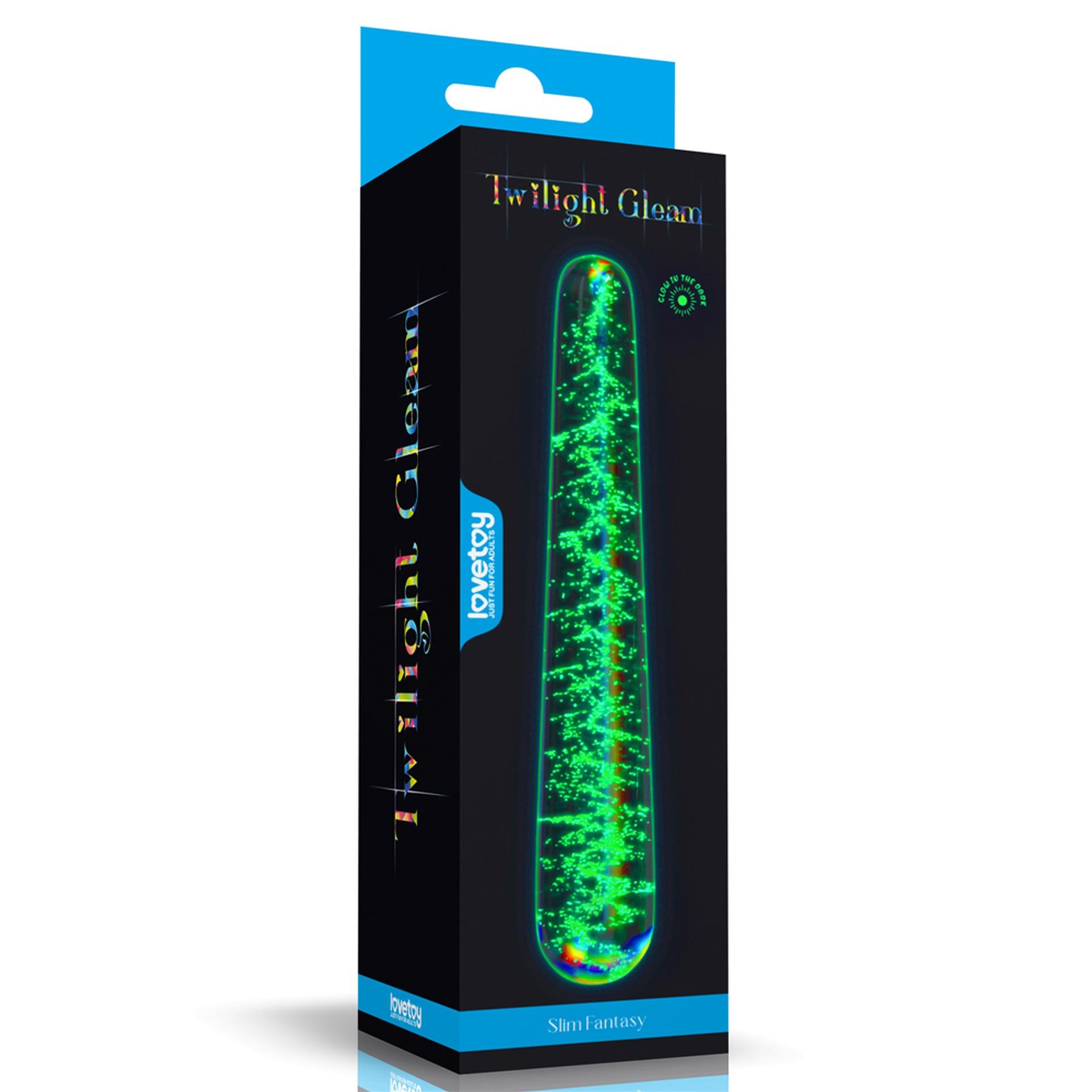 Фаллоимитатор Twilight Gleam Slim Fantasy, 16.3 см (прозрачный)