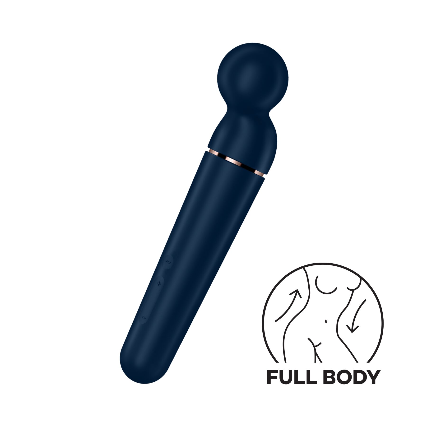 Вибромассажер Satisfyer Planet Wand-er, 30.4 см (синий)
