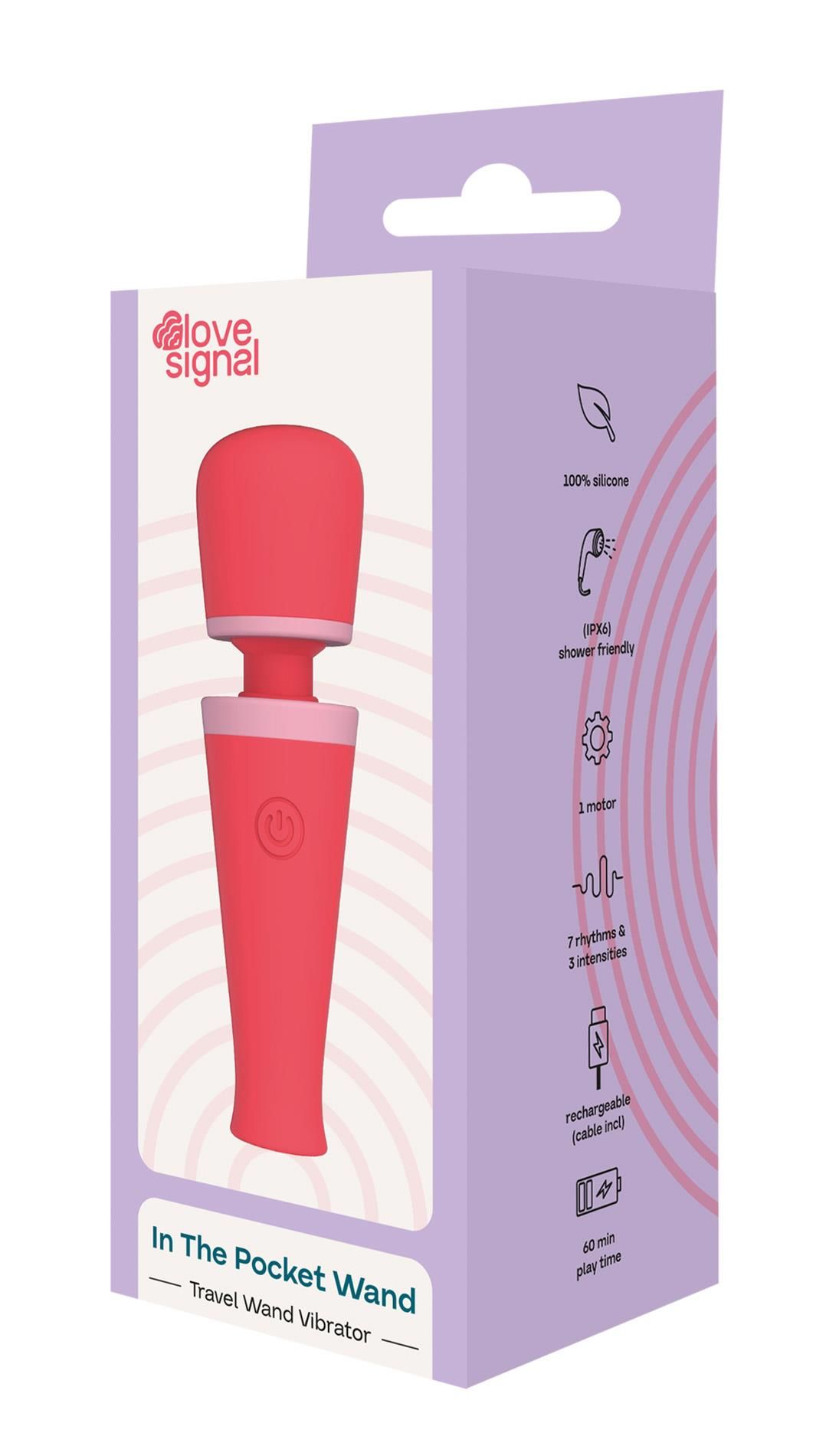 Wibromasażer Dream Toys In The Pocket Wand, 11 cm (pomarańczowy)