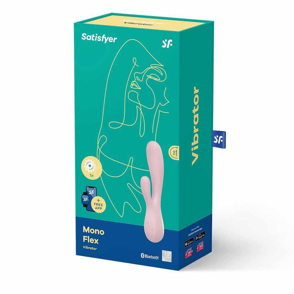 Вібратор-кролик Satisfyer Mono Flex, 20 см (рожевий)