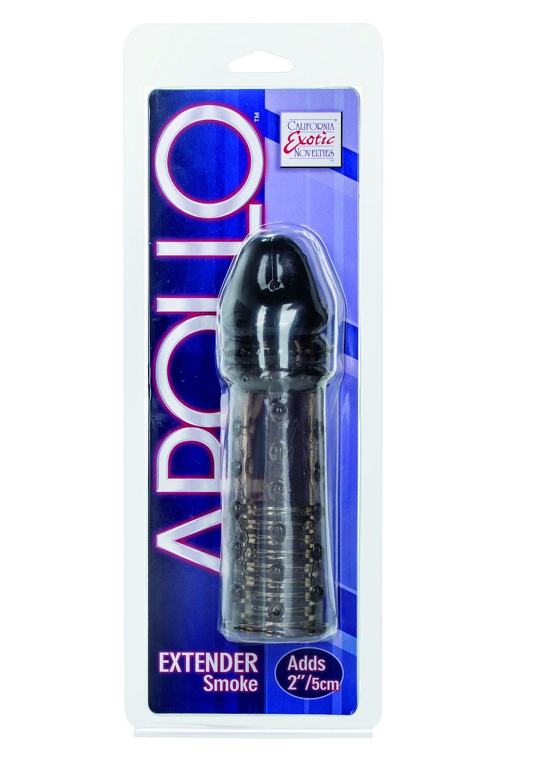 Насадка на пенис Calexotics Extender Grey, 16.3 см (серый)