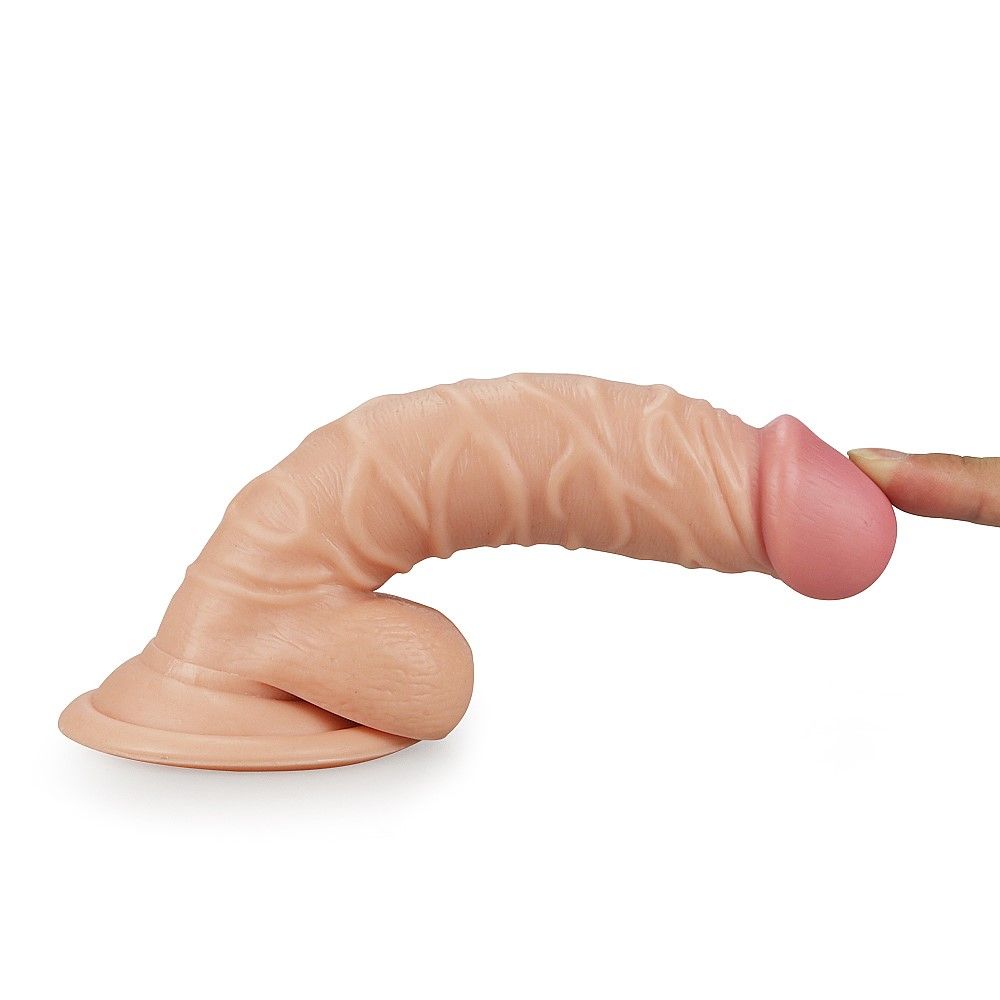 Фаллоимитатор LoveToy Real Extreme, 19 см (телесный)