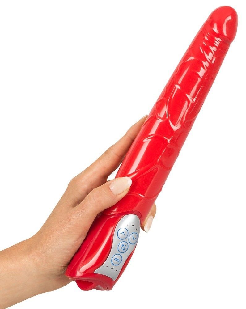 Вибратор Red Push, 19,5 см (красный)