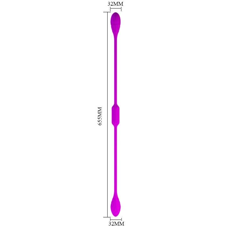 Вибратор Pretty Love Dream Lovers Whip, 65,5 см (фиолетовый)