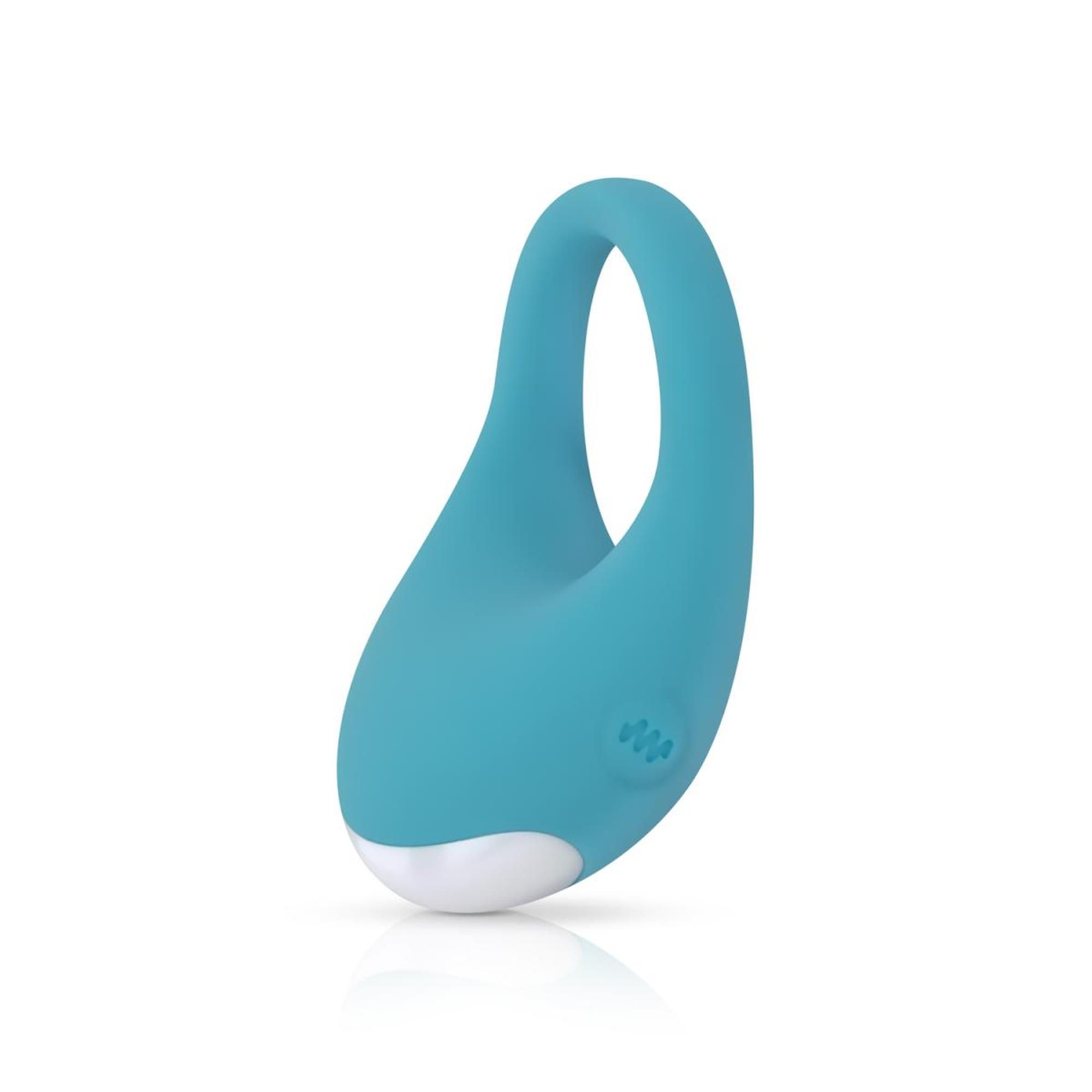 Эрекционное виброкольцо Cala Azul Jose Vibrating Cockring, 3 см (голубой)