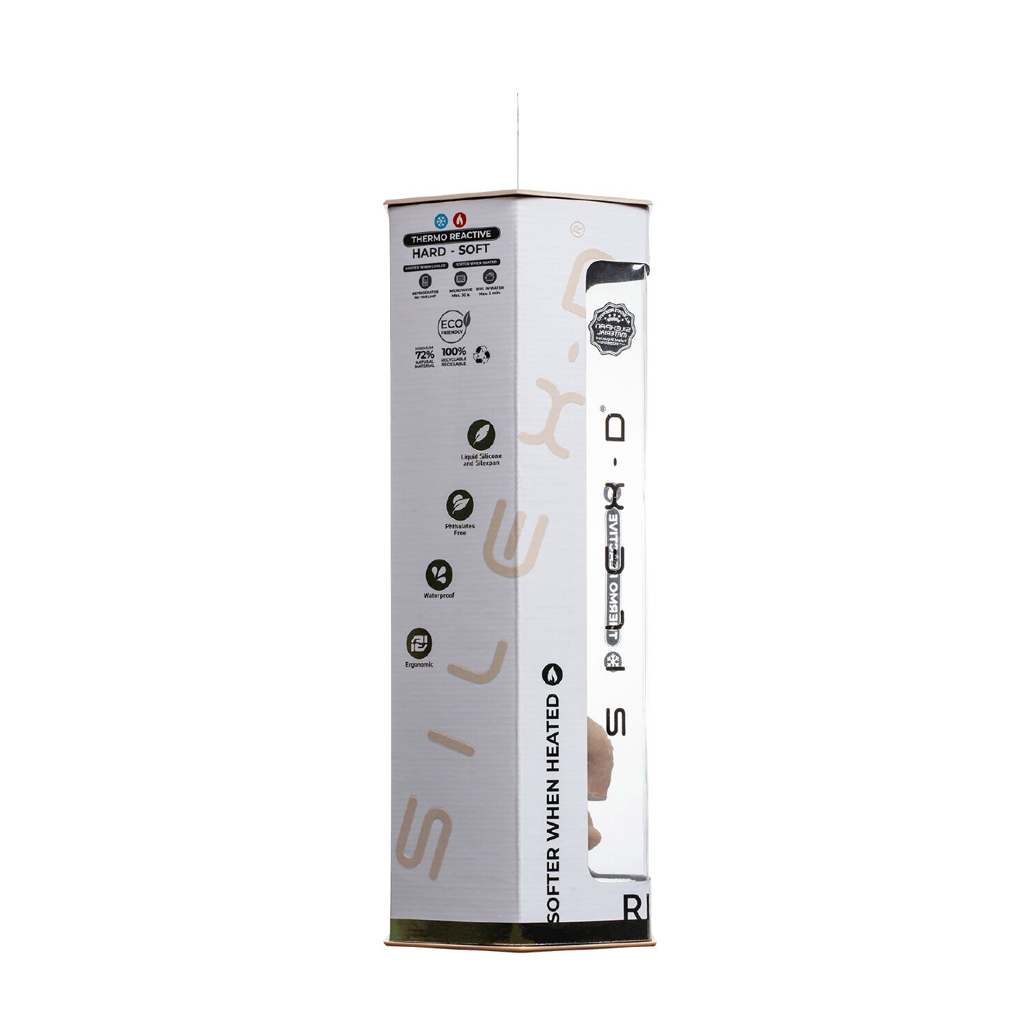 Фаллоимитатор Silexd Real Skin Model 1 Size 8", 20.3 см (телесный)