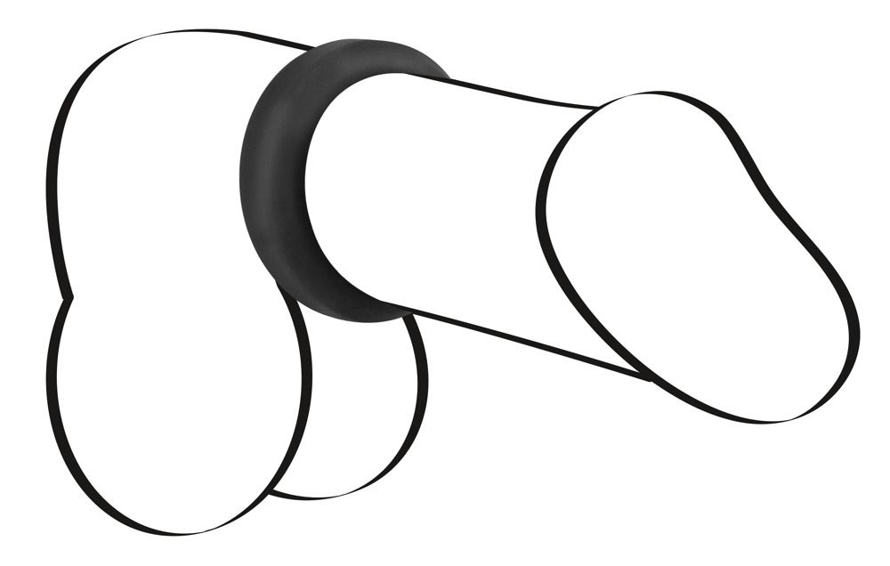 Эрекционное кольцо Velvets Cock Ring 2,6 см (черный)