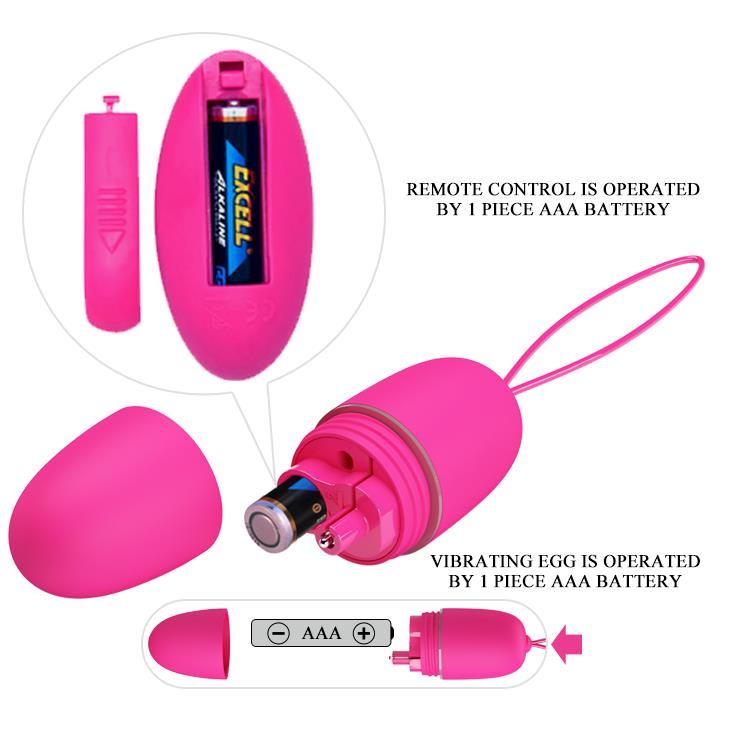 Виброяйцо Pretty Love Selkie Wireless Egg, 6,9х3 см (розовый)