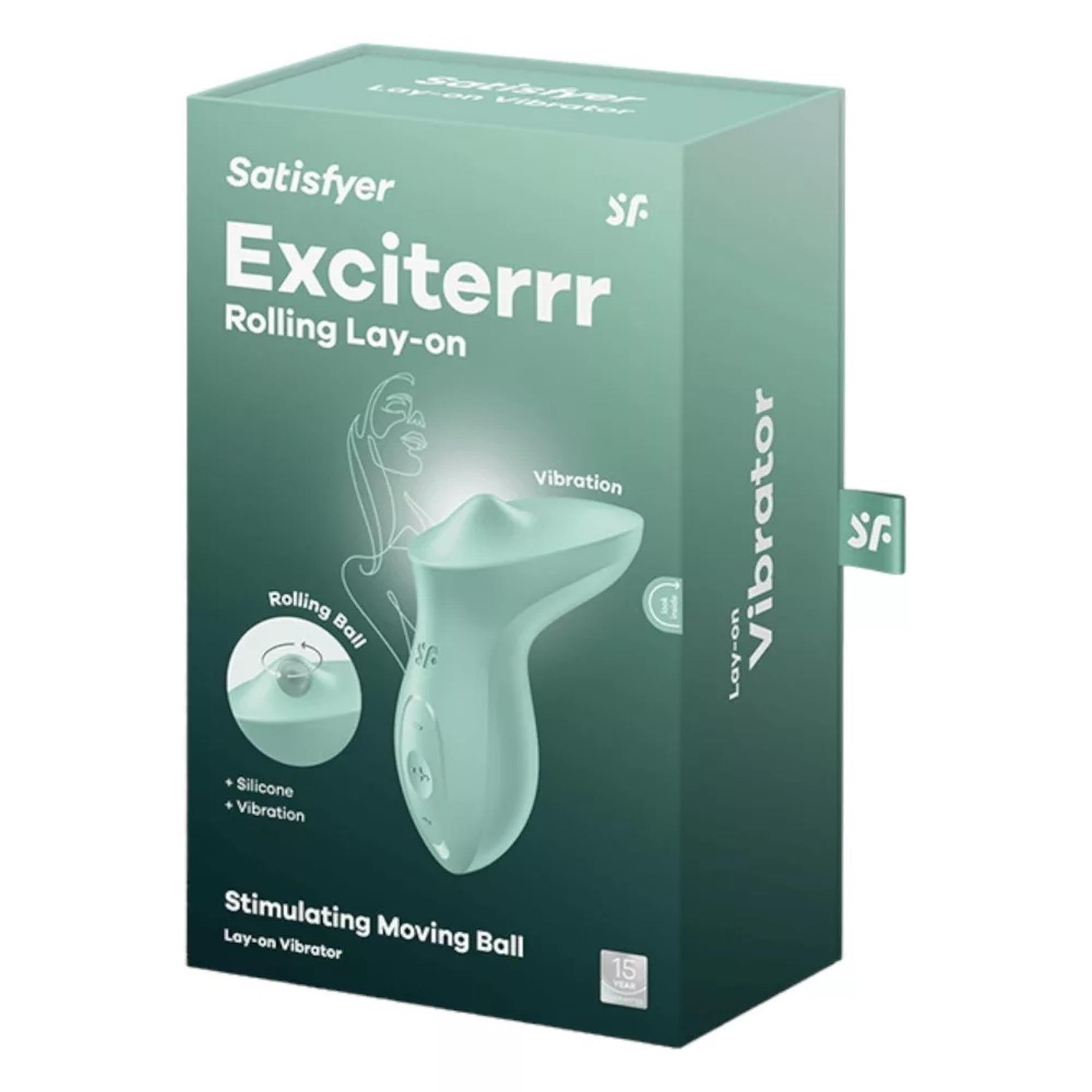 Вибратор для клитора Satisfyer Exciterrr (мятный)