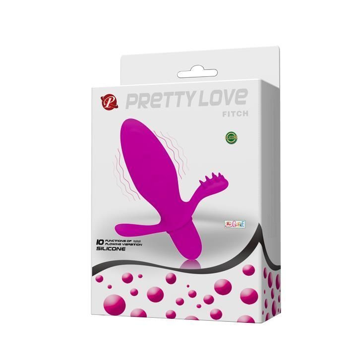 Анальна пробка Pretty Love Fitch, 13,3 см (фіолетовий)